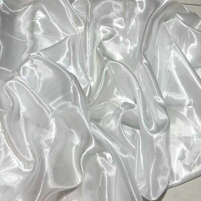 White Luxury Organza Fabric Water Glossy Shimmer Gauze for Wedding Dresses, Flower Girl Dresses, Doll Clothes, Backdrop & Decor
White Luxury Organza Fabric Water Glossy Shimmer Gauze for Wedding Dresses, Flower Girl Dresses, Doll Clothes, Backdrop & Decor