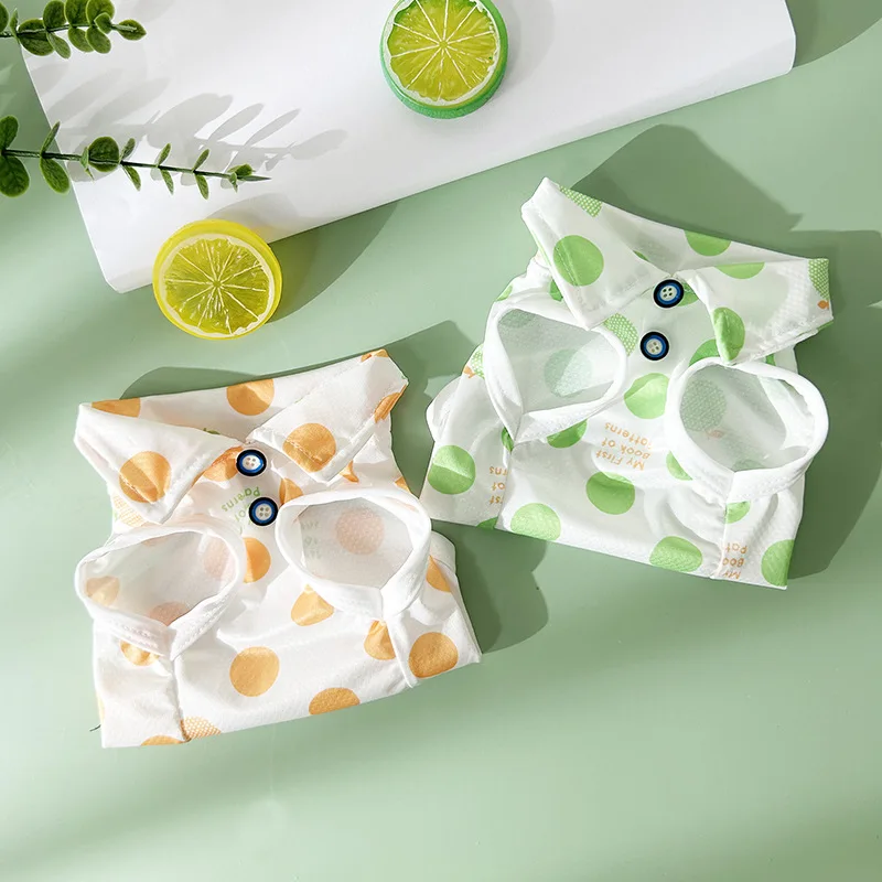 Рубашка поло для собак, крутая Одежда для собак, дышащая женская одежда для щенков, жилет для собак, солнцезащитный костюм для маленьких и средних собак 
Рубашка поло для собак, крутая Одежда для собак, дышащая женская одежда для щенков, жилет для собак, солнцезащитный костюм для маленьких и средних собак