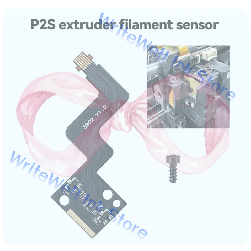 High Quality For Bambu Lab P2S Extruder Filament Sensor Kit 3D Printer Replacement Parts For Bambu P2S
High Quality For Bambu Lab P2S Extruder Filament Sensor Kit 3D Printer Replacement Parts For Bambu P2S