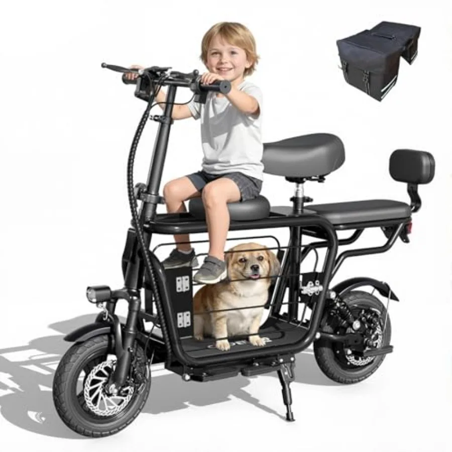 Electric Scooter with Seat for Adult, 36V/48V, 500W/750W Motor, 20 Mile Range, 17.4/18.75mph, Dual Brakes, 14 Tires, Black Alum
Electric Scooter with Seat for Adult, 36V/48V, 500W/750W Motor, 20 Mile Range, 17.4/18.75mph, Dual Brakes, 14 Tires, Black Alum