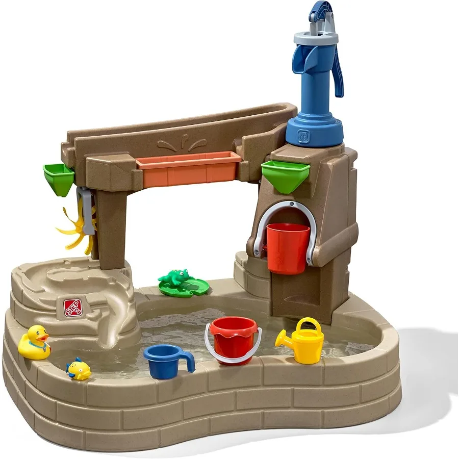 Водяной стол для пруда Pump & Splash Discovery, детский бассейн для сенсорной деятельности, летние игрушки на открытом воздухе, аксессуары для игрушек из 10 предметов, для
Водяной стол для пруда Pump & Splash Discovery, детский бассейн для сенсорной деятельности, летние игрушки на открытом воздухе, аксессуары для игрушек из 10 предметов, для