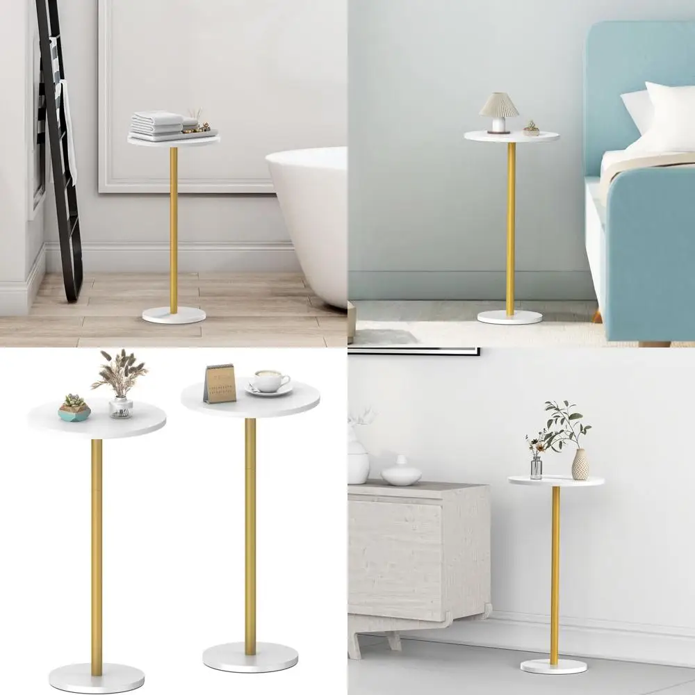 Компактные круглые приставные столики, набор из 2 штук, идеально подходят для подставки под напитки, для небольших помещений, гостиных, спален и балконов
Компактные круглые приставные столики, набор из 2 штук, идеально подходят для подставки под напитки, для небольших помещений, гостиных, спален и балконов