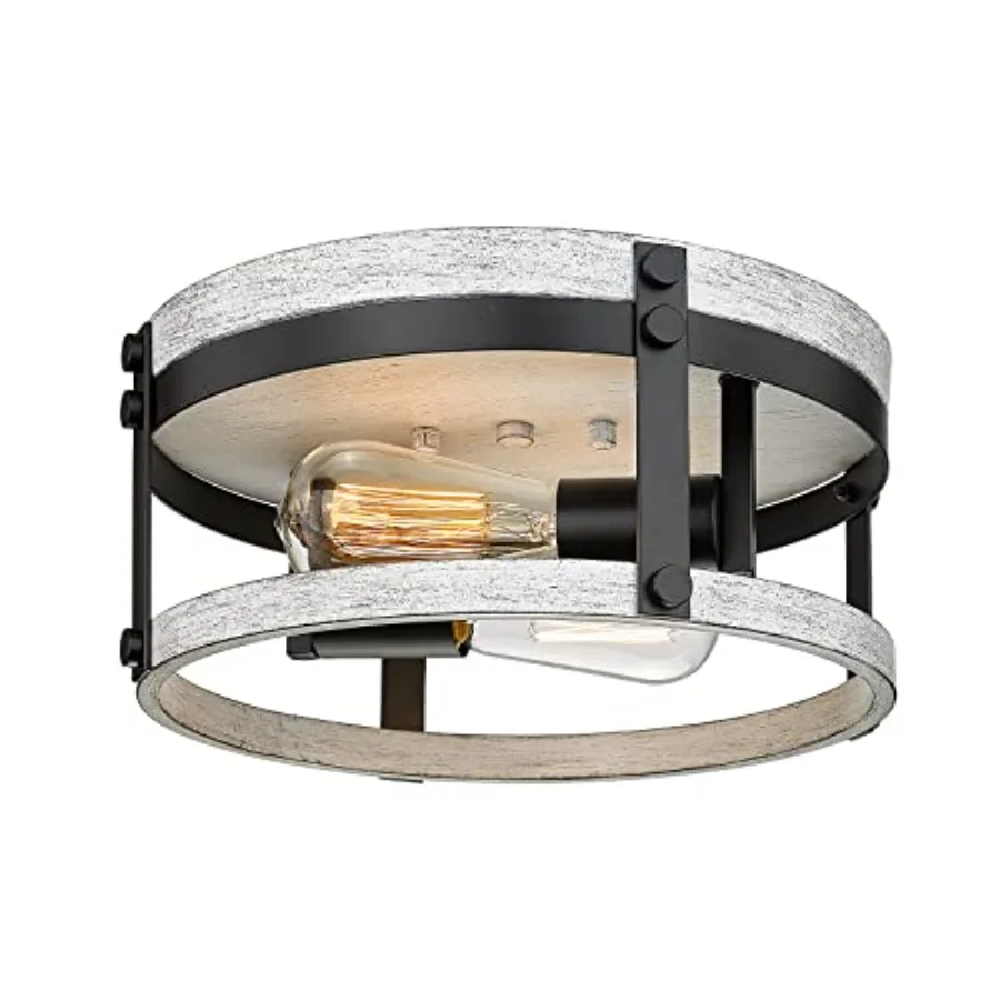2-Light Farmhouse Ceiling Light 12 inch Oak Kitchen Flush Mount Ceiling Light Round Rustic Light Fixtures with Wood Finish for
2-Light Farmhouse Ceiling Light 12 inch Oak Kitchen Flush Mount Ceiling Light Round Rustic Light Fixtures with Wood Finish for