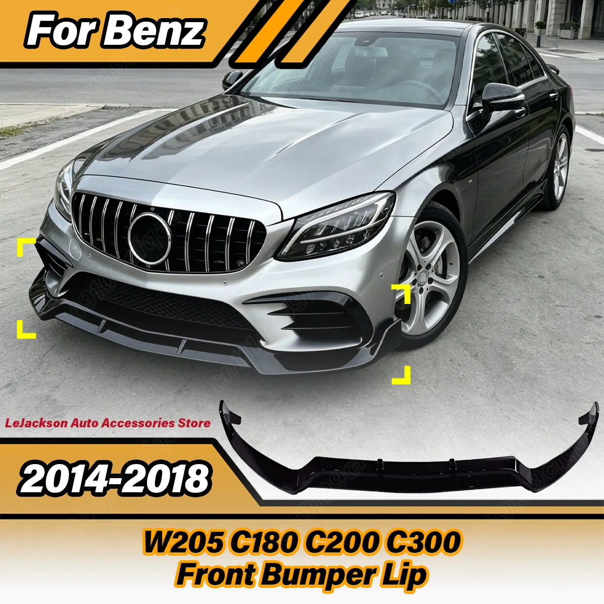 For Mercedes-Benz W205 C180 C200 C300 2014 2015 2016 2017 2018 Automobile Front Bumper Lip Car Front Chin Spoiler Body Kit
For Mercedes-Benz W205 C180 C200 C300 2014 2015 2016 2017 2018 Automobile Front Bumper Lip Car Front Chin Spoiler Body Kit
