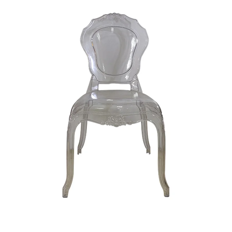 Acrylic European transparent dining chair, hotel wedding acrylic fully transparent banquet dining chair
Acrylic European transparent dining chair, hotel wedding acrylic fully transparent banquet dining chair