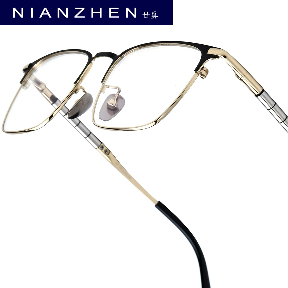 NIANZHEN Pure Titanium Eyeglasses Men 2025 New Square Brand Design Glasses Frame Ultralight-Weight Retro Eyewear Spectacles 9009
NIANZHEN Pure Titanium Eyeglasses Men 2025 New Square Brand Design Glasses Frame Ultralight-Weight Retro Eyewear Spectacles 9009