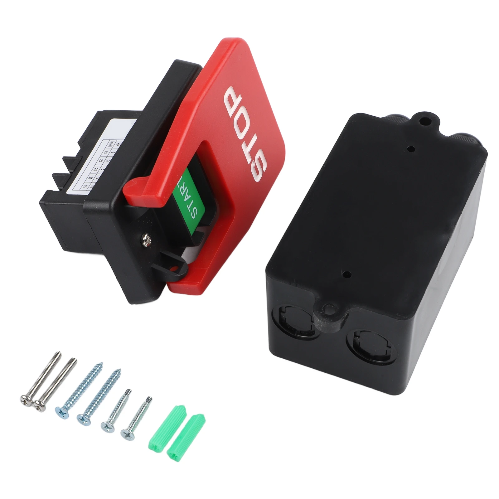 Single-phase Mechanical Switch 120/230V for For table Saws and Tools with Safety Stop Supporting 120V 2HP Power Loads
Single-phase Mechanical Switch 120/230V for For table Saws and Tools with Safety Stop Supporting 120V 2HP Power Loads
