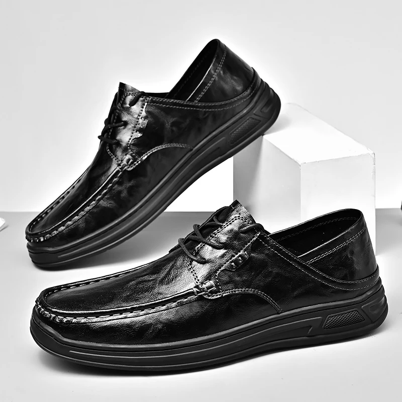 2025 Designer Brand Versatile Black Office Business Shoes Men's Banquet Dress Shoes High-end New Men's Leather Casual Shoes
2025 Designer Brand Versatile Black Office Business Shoes Men's Banquet Dress Shoes High-end New Men's Leather Casual Shoes