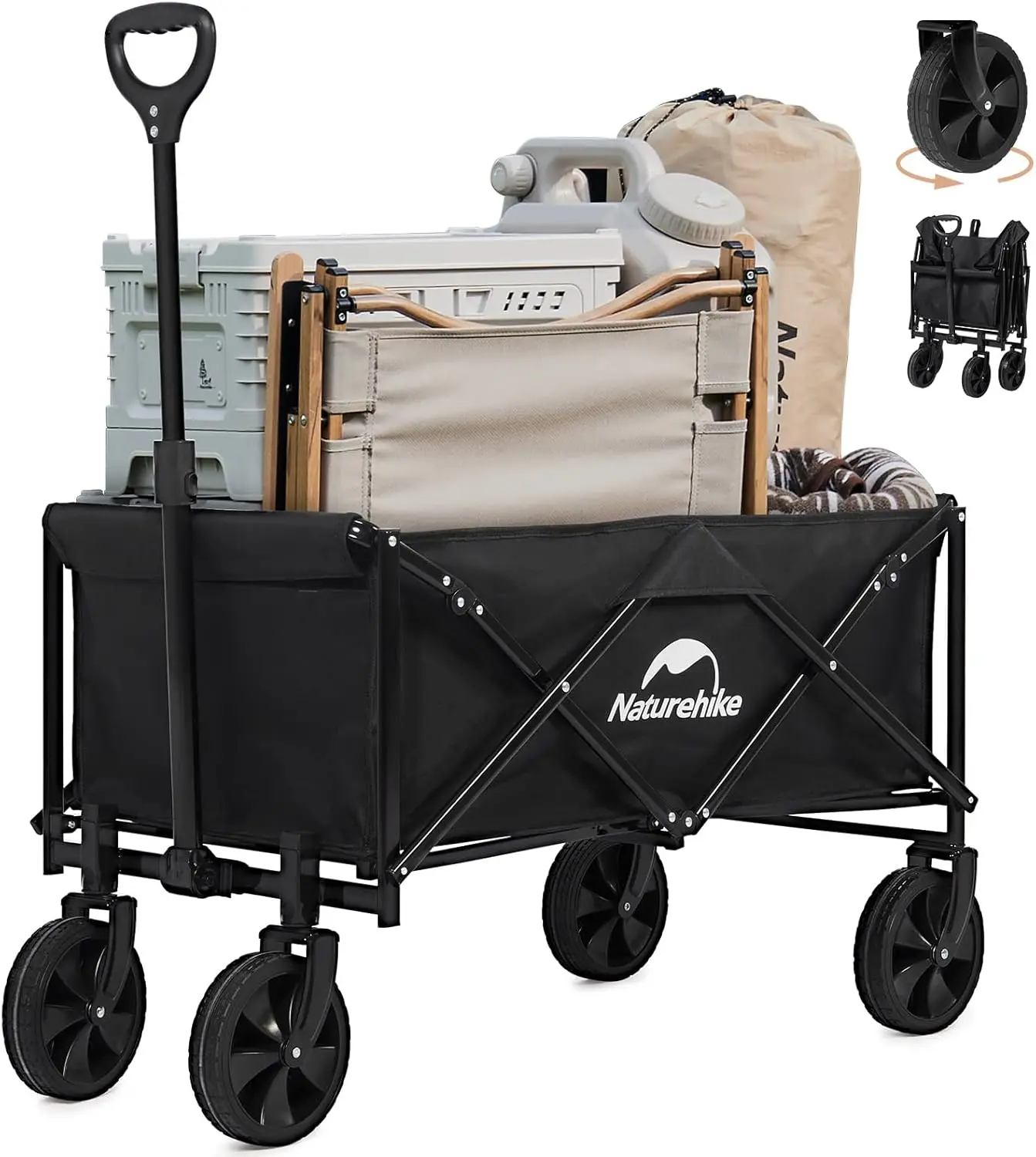 Beach Wagon with Big Wheels for Sand, 265LBS Collapsible Wagon Cart, Foldable Portable Heavy Duty Garden Wagon Cart
Beach Wagon with Big Wheels for Sand, 265LBS Collapsible Wagon Cart, Foldable Portable Heavy Duty Garden Wagon Cart