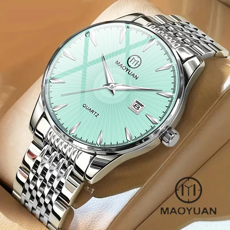 MAOYUAN 2025 Men's Watch Blue Fashion Leisure Waterproof Quartz Calendar Stainless Steel Strap Watch
MAOYUAN 2025 Men's Watch Blue Fashion Leisure Waterproof Quartz Calendar Stainless Steel Strap Watch