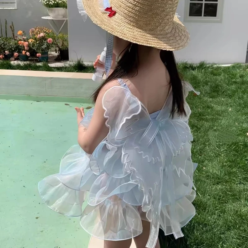 2026 Summer New Children's Princess Butterfly Skirt Lace Mesh Integrated Swimsuit
2026 Summer New Children's Princess Butterfly Skirt Lace Mesh Integrated Swimsuit