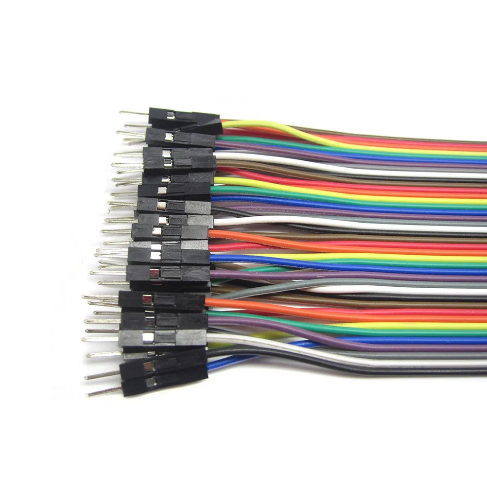 40Pcs 20Cm 2.54mm Male to Male Jumper Wires Hard Plastic Copper Wire Electronic Project Breadboard Cable Connecting
40Pcs 20Cm 2.54mm Male to Male Jumper Wires Hard Plastic Copper Wire Electronic Project Breadboard Cable Connecting