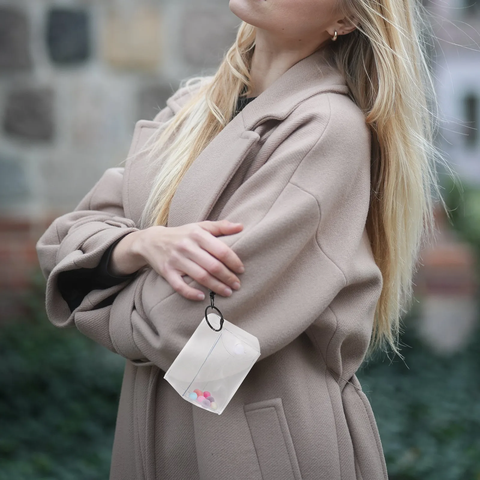 Mini Transparent Storage Bag Portable Hanging Keychain Carrying Storage Case Organizer Clear Container for Small Mini Figures
Mini Transparent Storage Bag Portable Hanging Keychain Carrying Storage Case Organizer Clear Container for Small Mini Figures