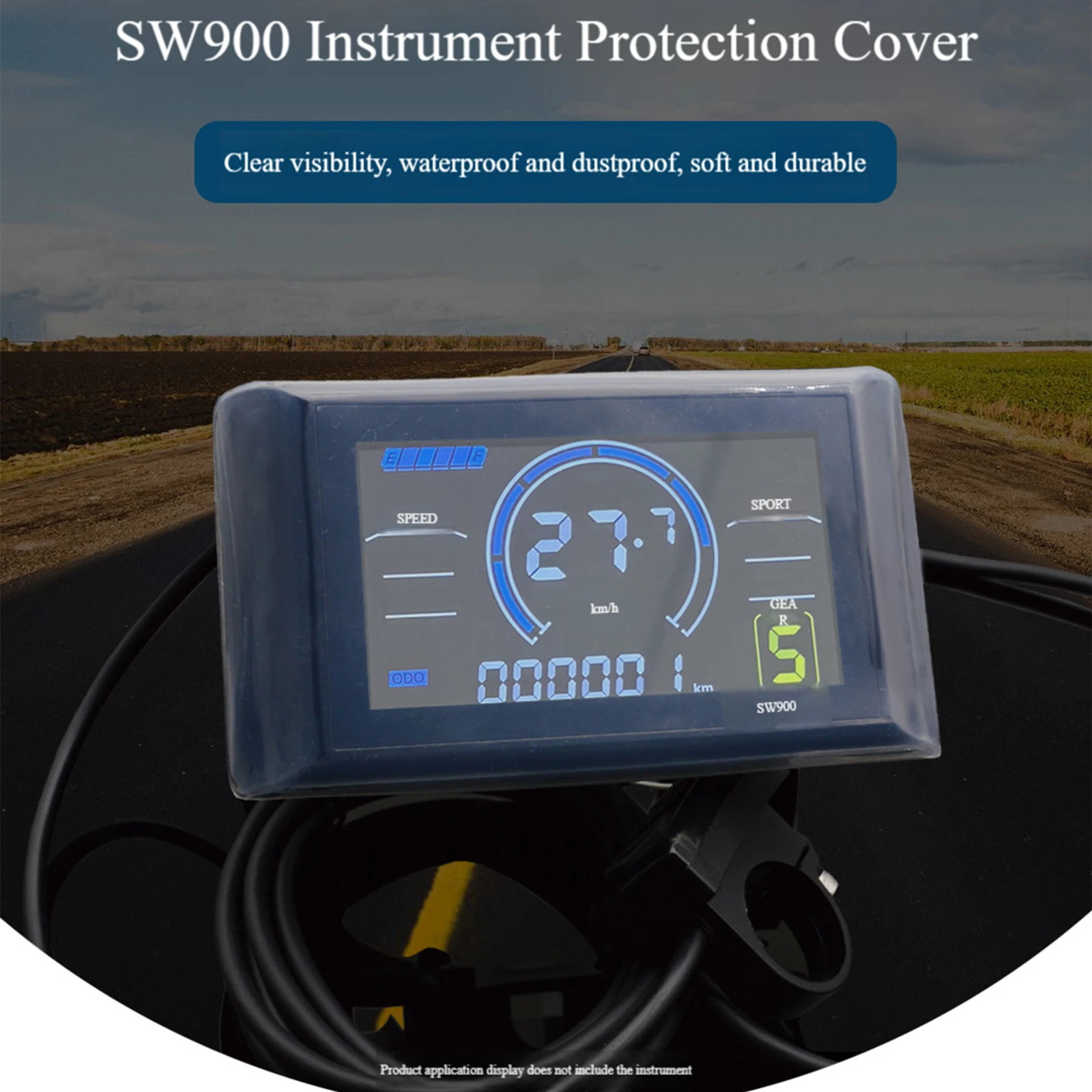 SW900 E-Bike LCD Panel Covers, Wear Resist Display Panel Rainproof Protector, Dustproof Protective Cover, Electric Bike Accessor
SW900 E-Bike LCD Panel Covers, Wear Resist Display Panel Rainproof Protector, Dustproof Protective Cover, Electric Bike Accessor