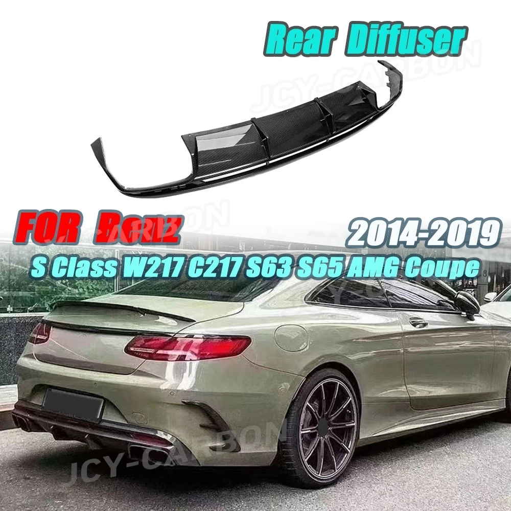 For Benz S Class W217 C217 S63 S65 AMG Coupe 2014-2019 Rear Diffuser Lip Spoiler Bumper Guard Extension Car Accessories
For Benz S Class W217 C217 S63 S65 AMG Coupe 2014-2019 Rear Diffuser Lip Spoiler Bumper Guard Extension Car Accessories