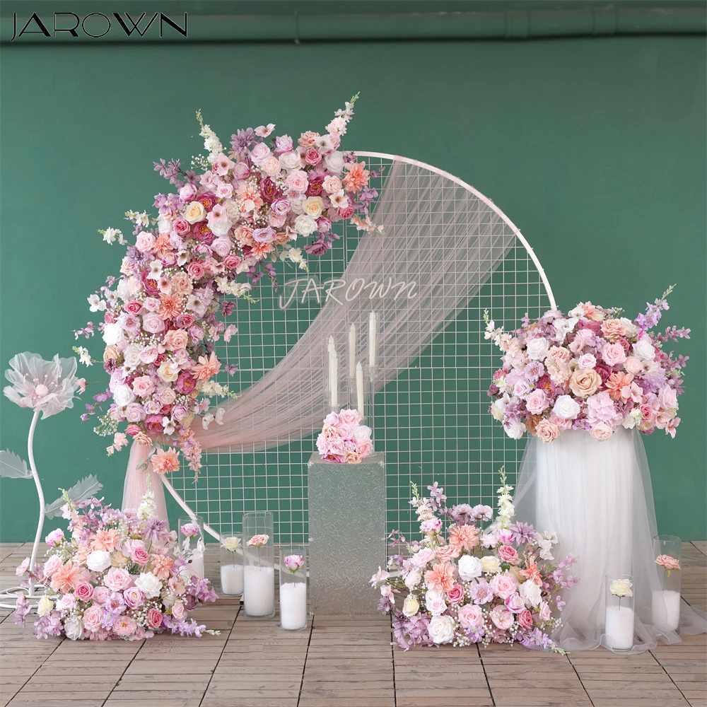 Pink Purple Series Artificial Rose Delphinium Flower Arrangement for Wedding Backdrop Decoration Event Party Props J2607
Pink Purple Series Artificial Rose Delphinium Flower Arrangement for Wedding Backdrop Decoration Event Party Props J2607