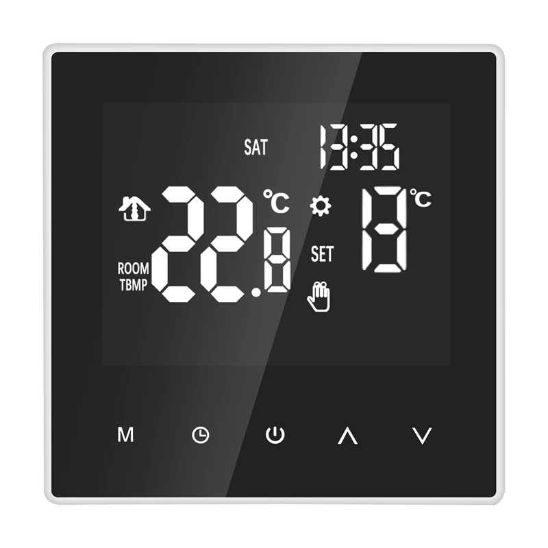 A96I-ME81H Smart Thermostat Digital Temperature Controller Circulation Programmable Electric Underfloor Heating
A96I-ME81H Smart Thermostat Digital Temperature Controller Circulation Programmable Electric Underfloor Heating