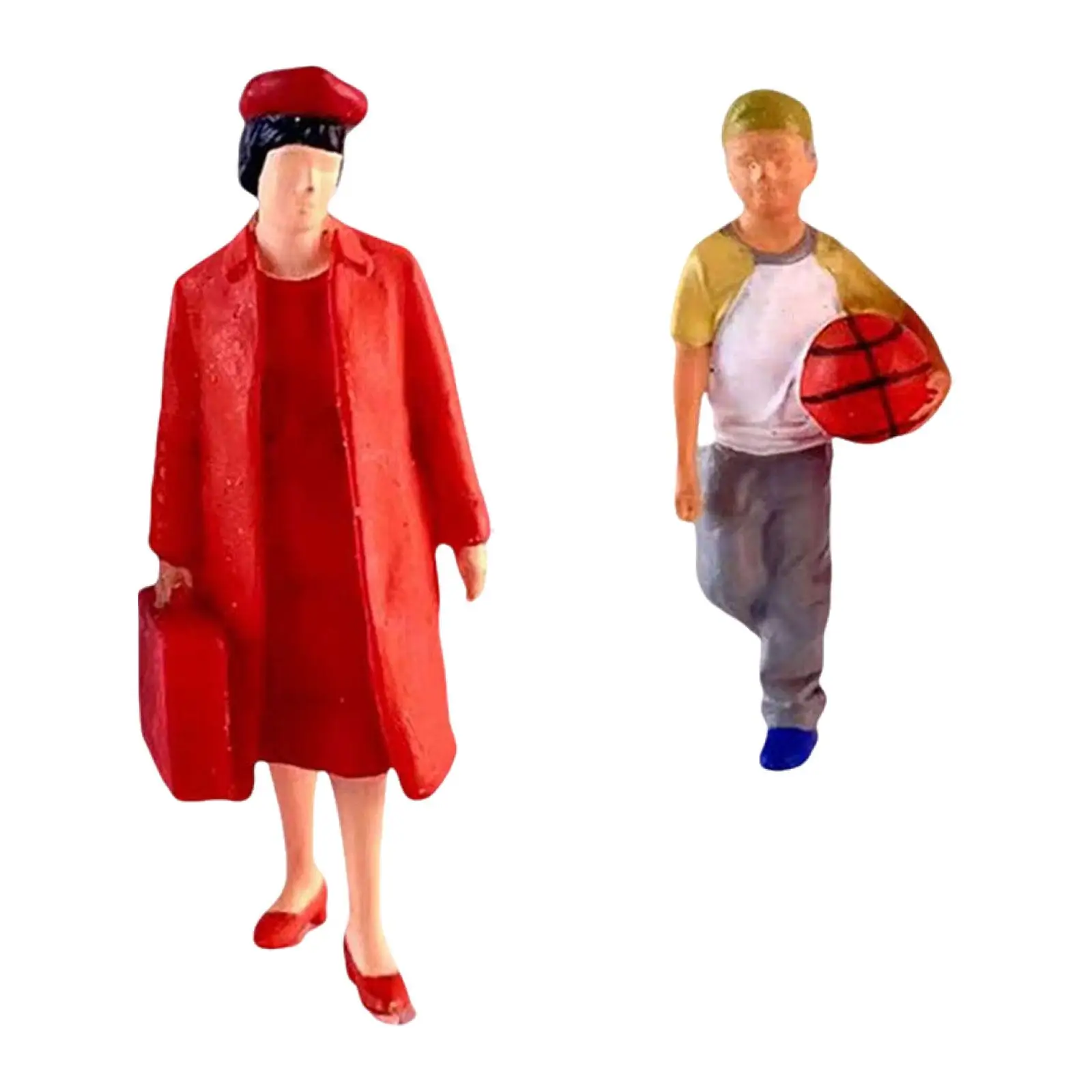 2 Pieces 1:64 Scale Tiny People Figure Set S Gauge Collections Micro Landscape Hand Painted Figurine Layout Decoration Decor
2 Pieces 1:64 Scale Tiny People Figure Set S Gauge Collections Micro Landscape Hand Painted Figurine Layout Decoration Decor
