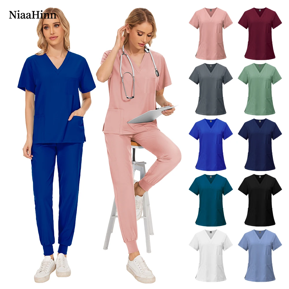 Medical Uniform Women Hospital Surgical Scrub Set Doctor Clothes Nurse Accessories Dental Clinic Scrub Set Beauty Salon Workwear
Medical Uniform Women Hospital Surgical Scrub Set Doctor Clothes Nurse Accessories Dental Clinic Scrub Set Beauty Salon Workwear