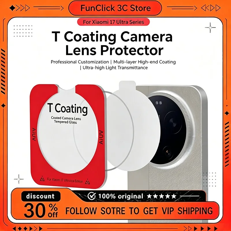 AIUV AR Lens Film for Xiaomi 17 Ultra Leica Edition T-plated Camera Lens Film,anti Glare and Anti Reflection HD Protective Film
AIUV AR Lens Film for Xiaomi 17 Ultra Leica Edition T-plated Camera Lens Film,anti Glare and Anti Reflection HD Protective Film