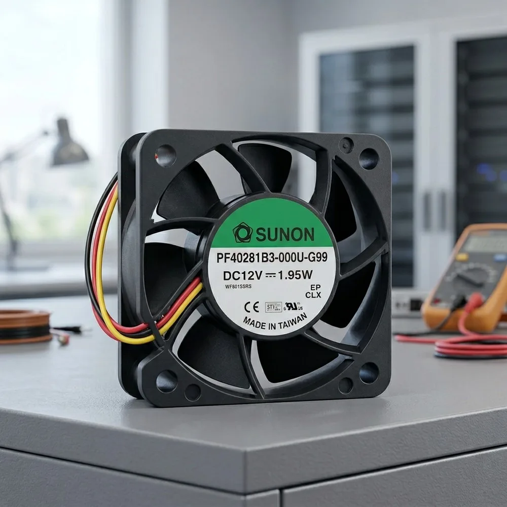 For SUNON PF40281B3-000U-G99 DC12V 1.95W 4028 3-wire cooling fan
For SUNON PF40281B3-000U-G99 DC12V 1.95W 4028 3-wire cooling fan