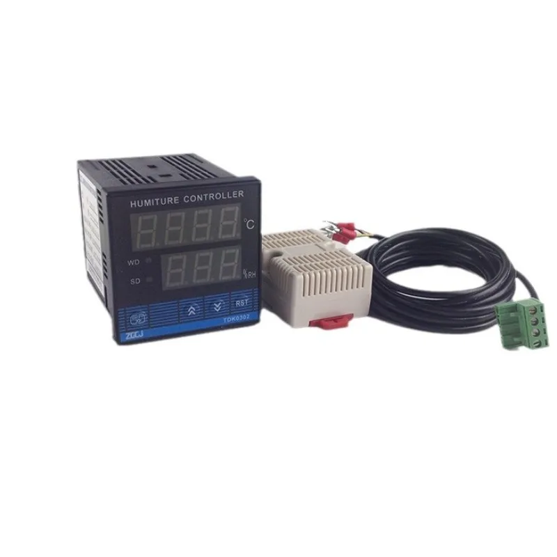 TDK0302 Temperature and Humidity Controller, with Temperature and Humidity Sensor, Moisture-proof and Adjustable Temperature
TDK0302 Temperature and Humidity Controller, with Temperature and Humidity Sensor, Moisture-proof and Adjustable Temperature