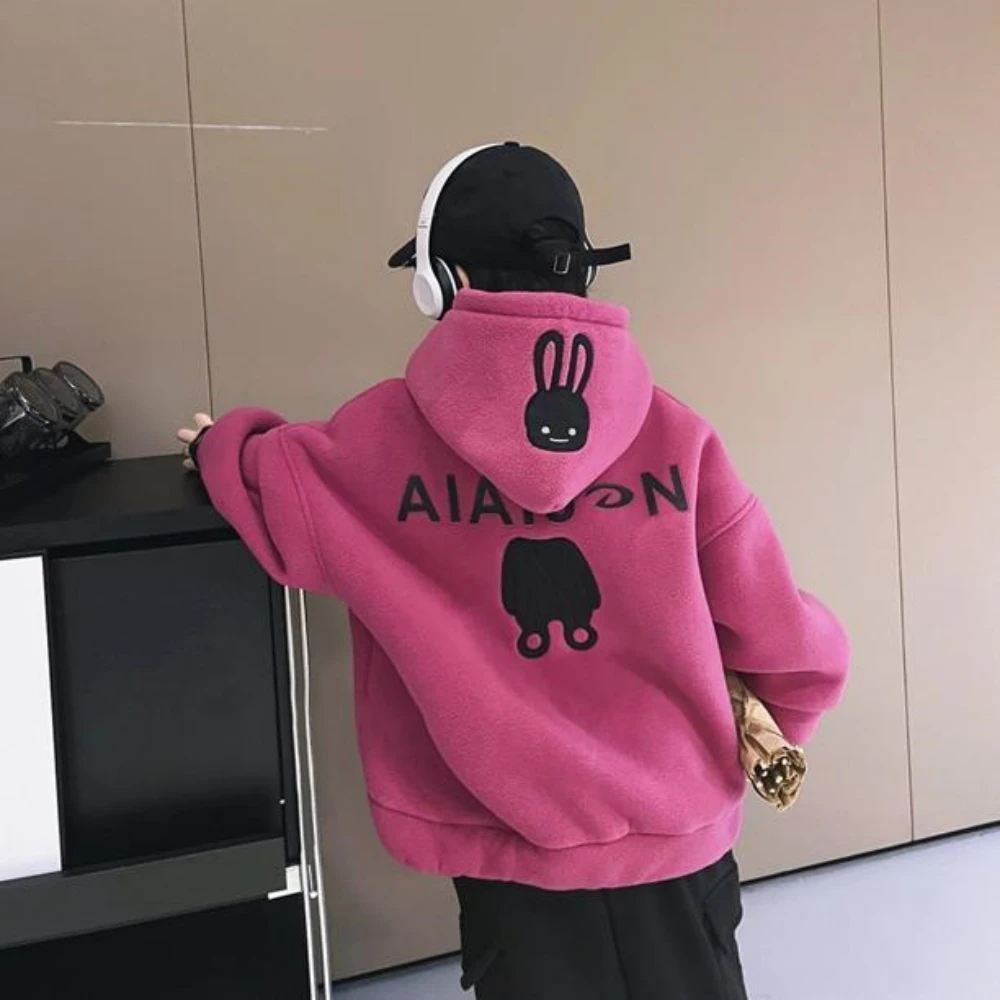 Hooded Embroidery Decoration Boys Girls Fashion 2023 Autumn Winter Thicken Warm Plus Velvet Double-side Fleece Solid Hoodies
Hooded Embroidery Decoration Boys Girls Fashion 2023 Autumn Winter Thicken Warm Plus Velvet Double-side Fleece Solid Hoodies