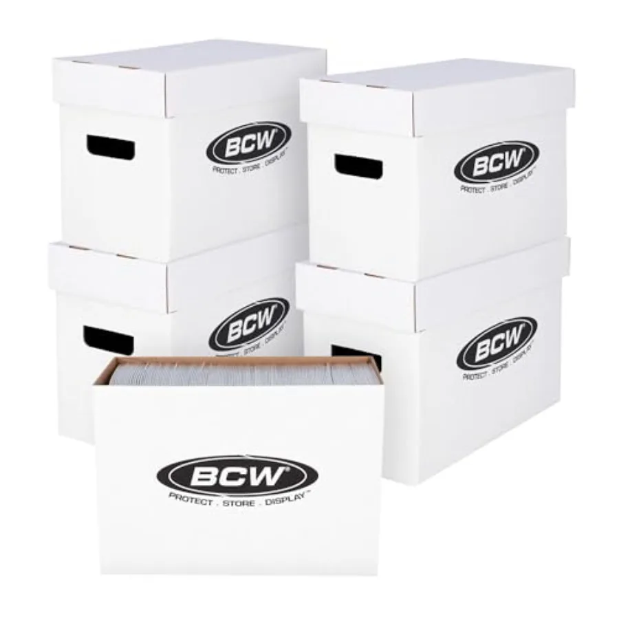 Short Comic Storage Box - Holds 10-17 Current/Silver Age Comics Stackable, Durable 200 lb. Strength
Short Comic Storage Box - Holds 10-17 Current/Silver Age Comics Stackable, Durable 200 lb. Strength