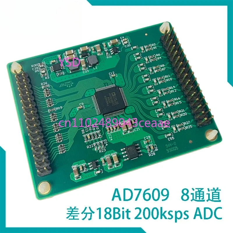 AD7609 Parallel 18Bit 200ksps ADC Differential Input ±10V ±5V Analog to Digital Converter Module
AD7609 Parallel 18Bit 200ksps ADC Differential Input ±10V ±5V Analog to Digital Converter Module