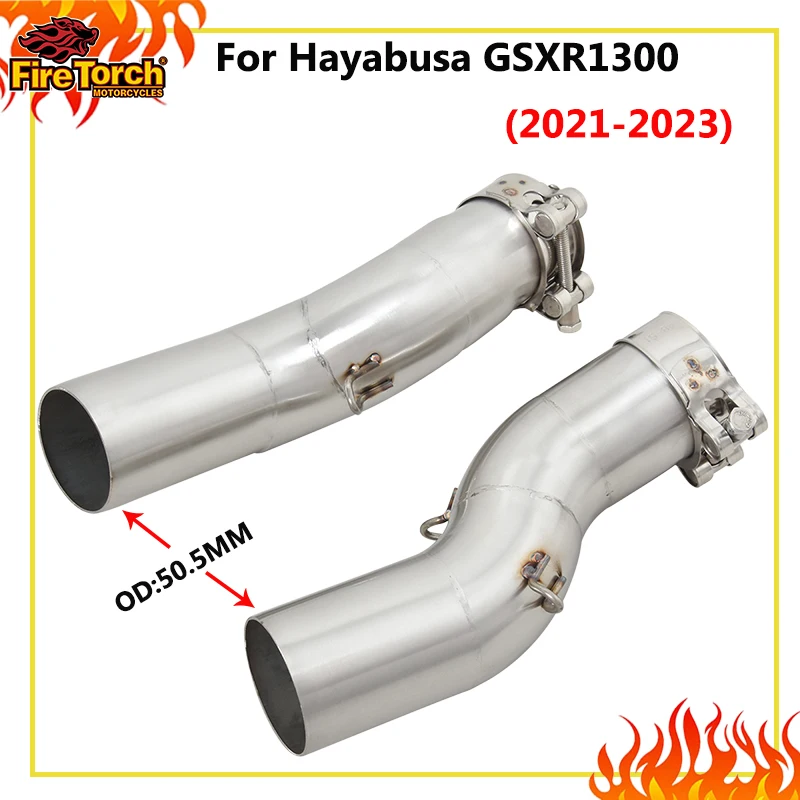 For Suzuki Hayabusa GSX1300R GSXR1300 GSX 1300R 2021 - 2023 Motorcycle Exhaust Middle Link Pipe Escape Connect Tube Mufller 51mm
For Suzuki Hayabusa GSX1300R GSXR1300 GSX 1300R 2021 - 2023 Motorcycle Exhaust Middle Link Pipe Escape Connect Tube Mufller 51mm