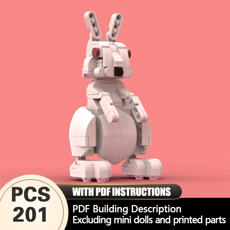 Creators Animal Series Model MOC Building Bricks Small Rabbit Modular Technology Gifts Holiday Assemble Children Toys Suit
Creators Animal Series Model MOC Building Bricks Small Rabbit Modular Technology Gifts Holiday Assemble Children Toys Suit