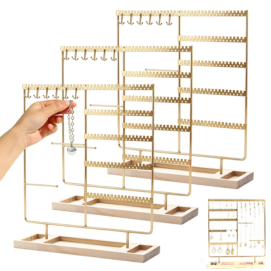 1pc Metal Jewelry Stand, Multifunctional Jewelry Display Organizer Rack for Necklaces Earrings Rings Bracelets Watches, Space Saving Dressing Table Storage Holder, Ideal Gift XJM
1pc Metal Jewelry Stand, Multifunctional Jewelry Display Organizer Rack for Necklaces Earrings Rings Bracelets Watches, Space Saving Dressing Table Storage Holder, Ideal Gift XJM