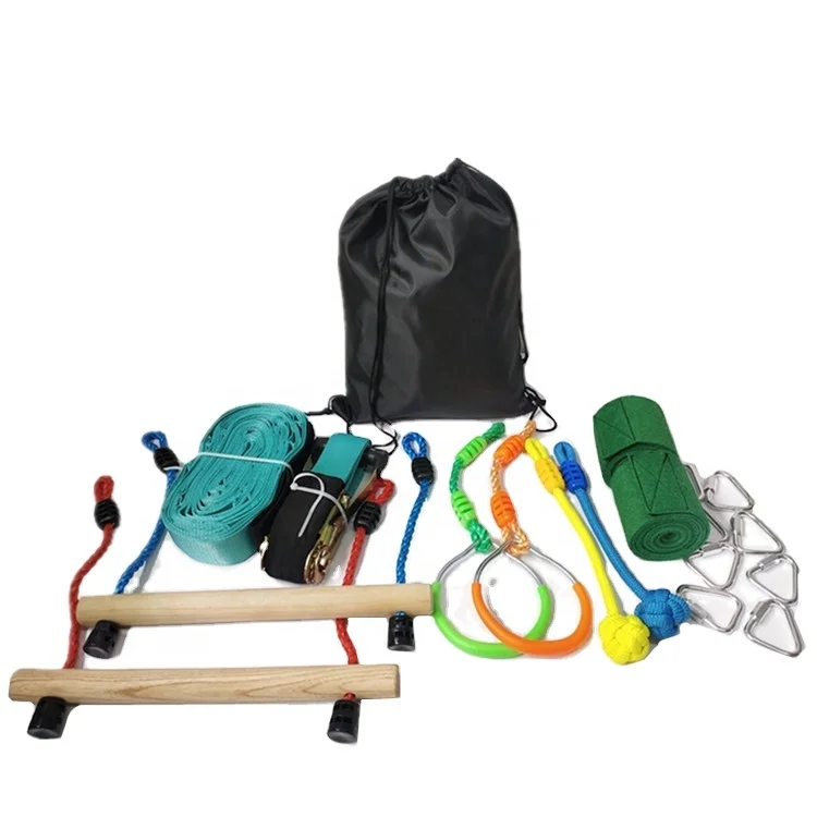 Obstacle Course For Kids Slackline With Most Complete Accessories For Kids
Obstacle Course For Kids Slackline With Most Complete Accessories For Kids