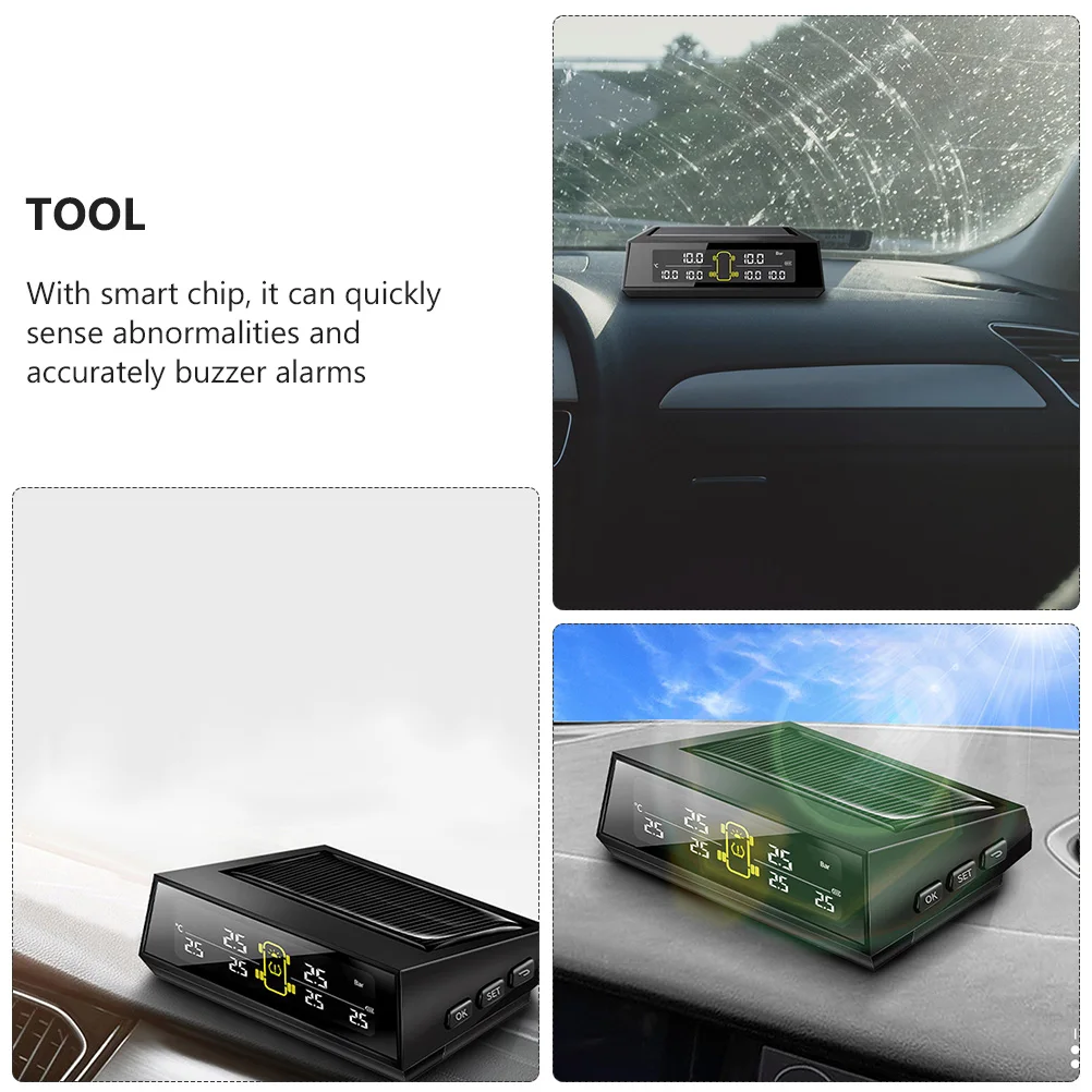 6 Wheels Tire Pressure Monitor Smart For Truck Vehicle Solar Charging Auto Detection Tool Durable Iron Easy Replacement
6 Wheels Tire Pressure Monitor Smart For Truck Vehicle Solar Charging Auto Detection Tool Durable Iron Easy Replacement
