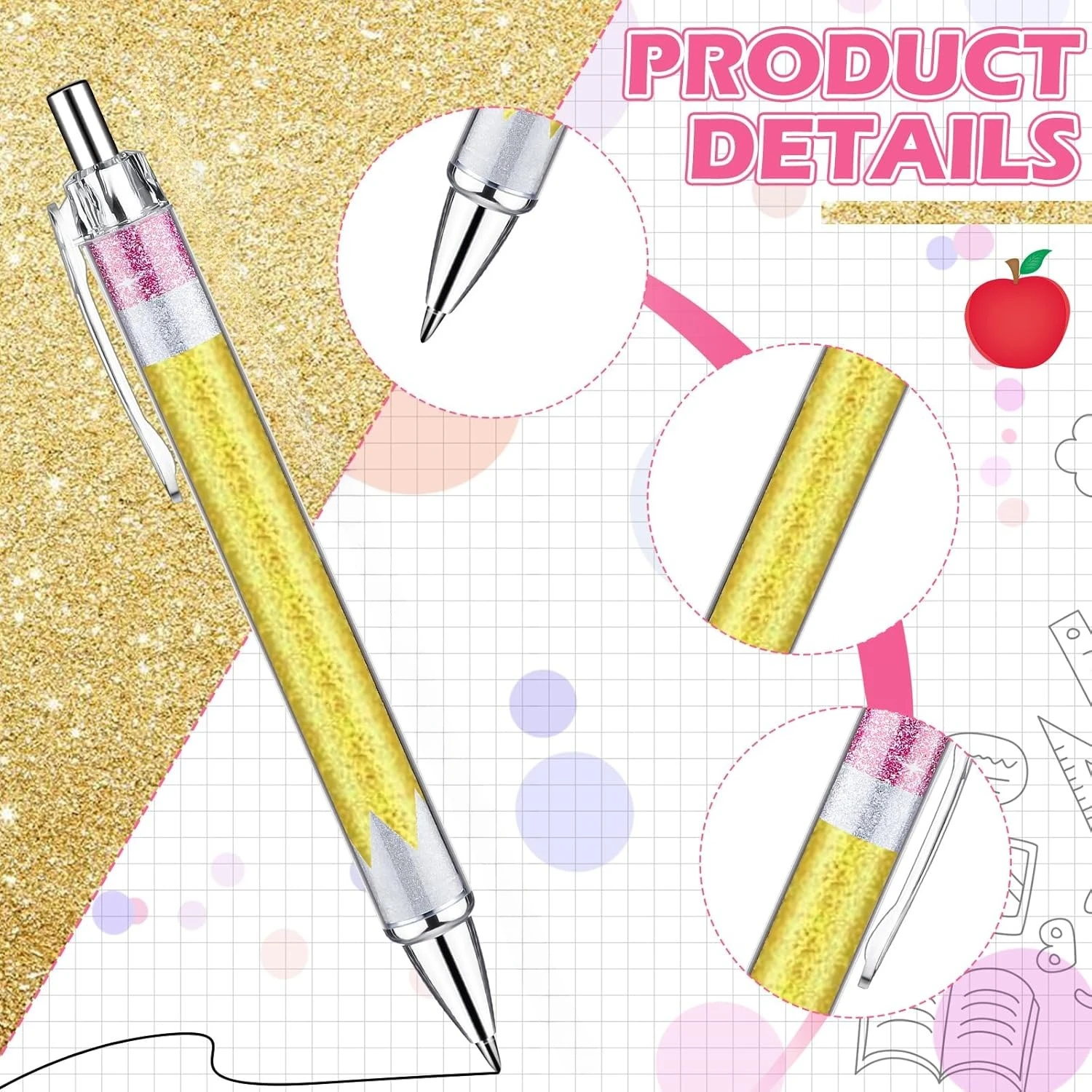15pcs Teachers Pens Welcome Back to School Supplies Gift Cute Ballpoint Pen Gift for Student Office Writing Stationery Supplies
15pcs Teachers Pens Welcome Back to School Supplies Gift Cute Ballpoint Pen Gift for Student Office Writing Stationery Supplies