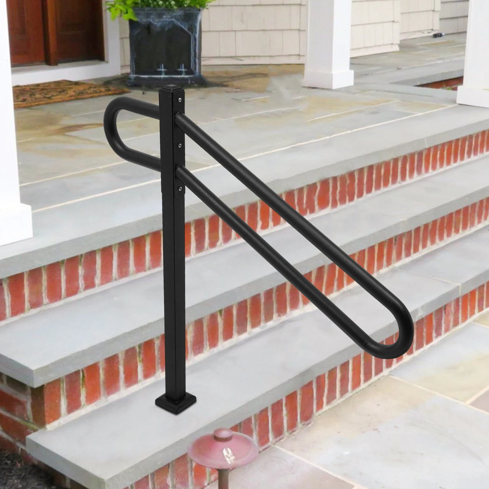 Humanized 45° Slope Outdoor Safety Handrail - Double-Layer Guardrail+Double-Sided U-Shaped Tubes, Matte Anti-Slip Surface
Humanized 45° Slope Outdoor Safety Handrail - Double-Layer Guardrail+Double-Sided U-Shaped Tubes, Matte Anti-Slip Surface