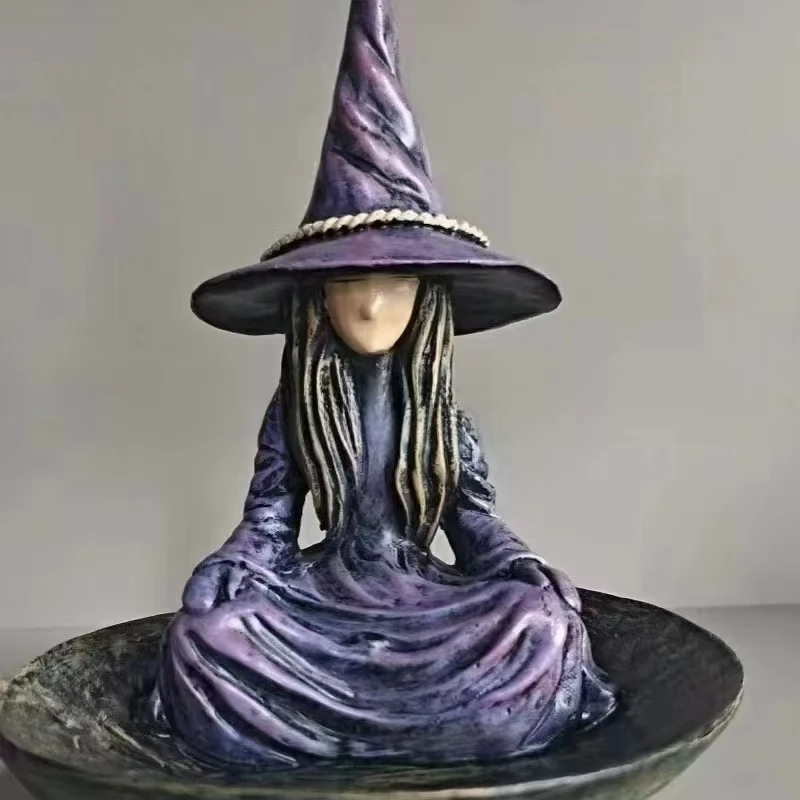 Meditating Witch Garden Bird Feeder
Meditating Witch Garden Bird Feeder