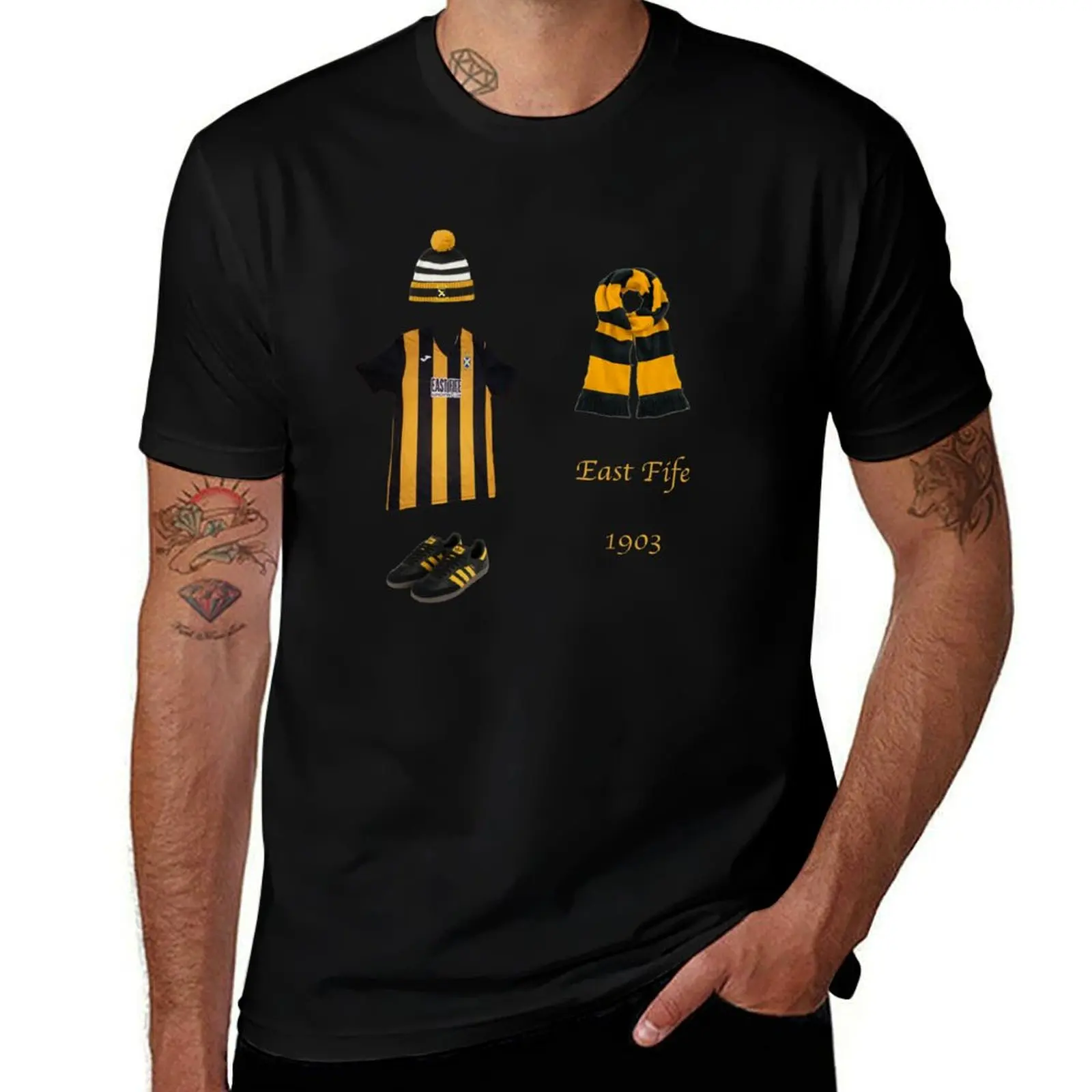 East Fife fc T-Shirt Graphic Print Short Sleeve T-Shirt
East Fife fc T-Shirt Graphic Print Short Sleeve T-Shirt
