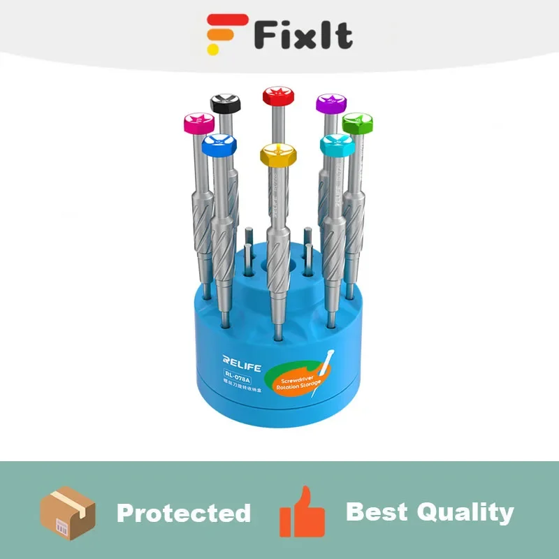Screwdriver Rotating Storage Box Repair For Mobile Phone Multiple Holes Soldering Iron Tips Storage Holder
Screwdriver Rotating Storage Box Repair For Mobile Phone Multiple Holes Soldering Iron Tips Storage Holder