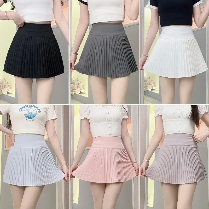 Pop Women High Waist Pleated Mini Skirt With Bulit-in Shorts Tennis Skirt Teen-girl Fall Winter Vintage Academia Outfit
Pop Women High Waist Pleated Mini Skirt With Bulit-in Shorts Tennis Skirt Teen-girl Fall Winter Vintage Academia Outfit