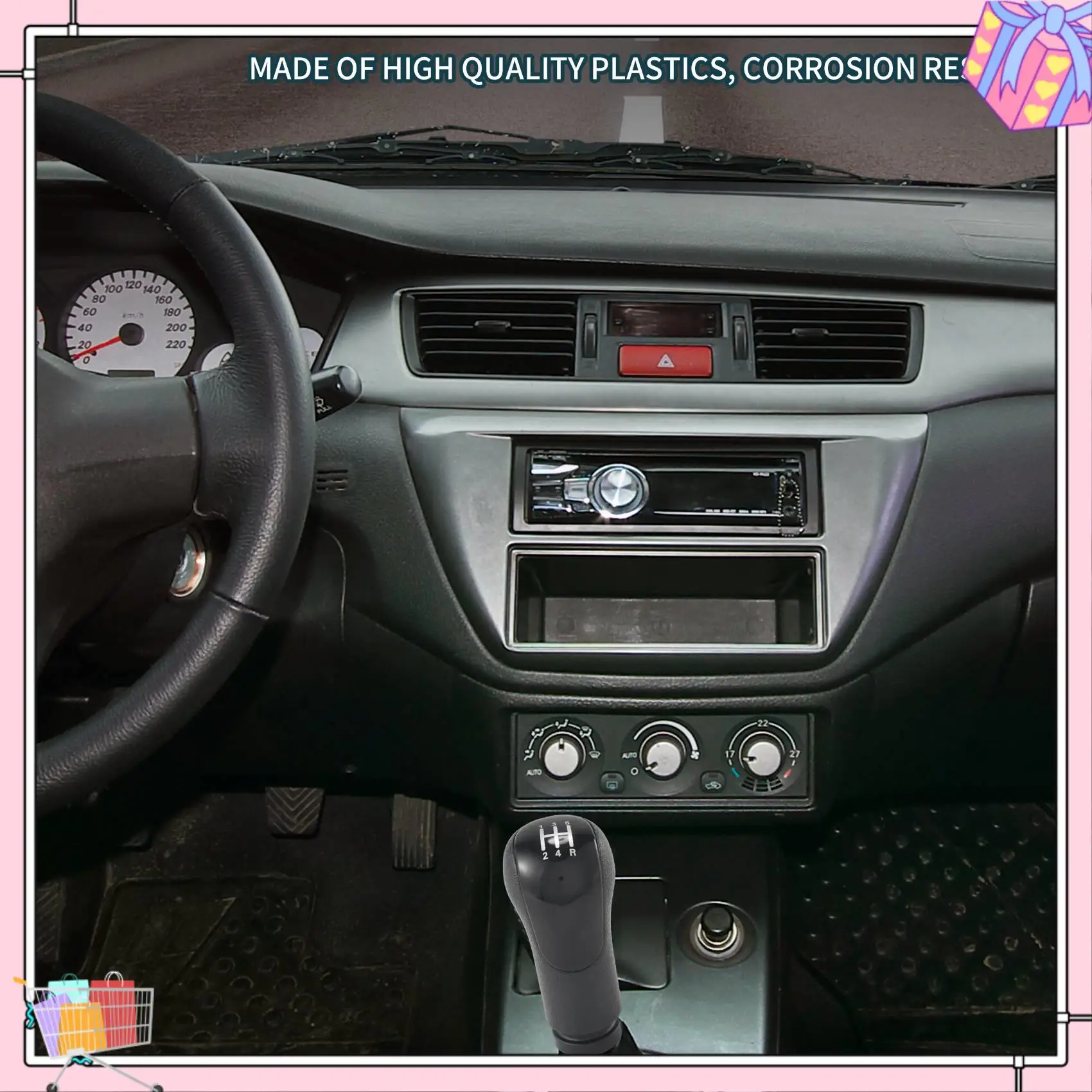 A77T-Car 5-Speed Gear Shift Knob Shifter Lever Handball For Ford Fiesta Fusion Transit Connect 2S6R7217AC 1151765
A77T-Car 5-Speed Gear Shift Knob Shifter Lever Handball For Ford Fiesta Fusion Transit Connect 2S6R7217AC 1151765