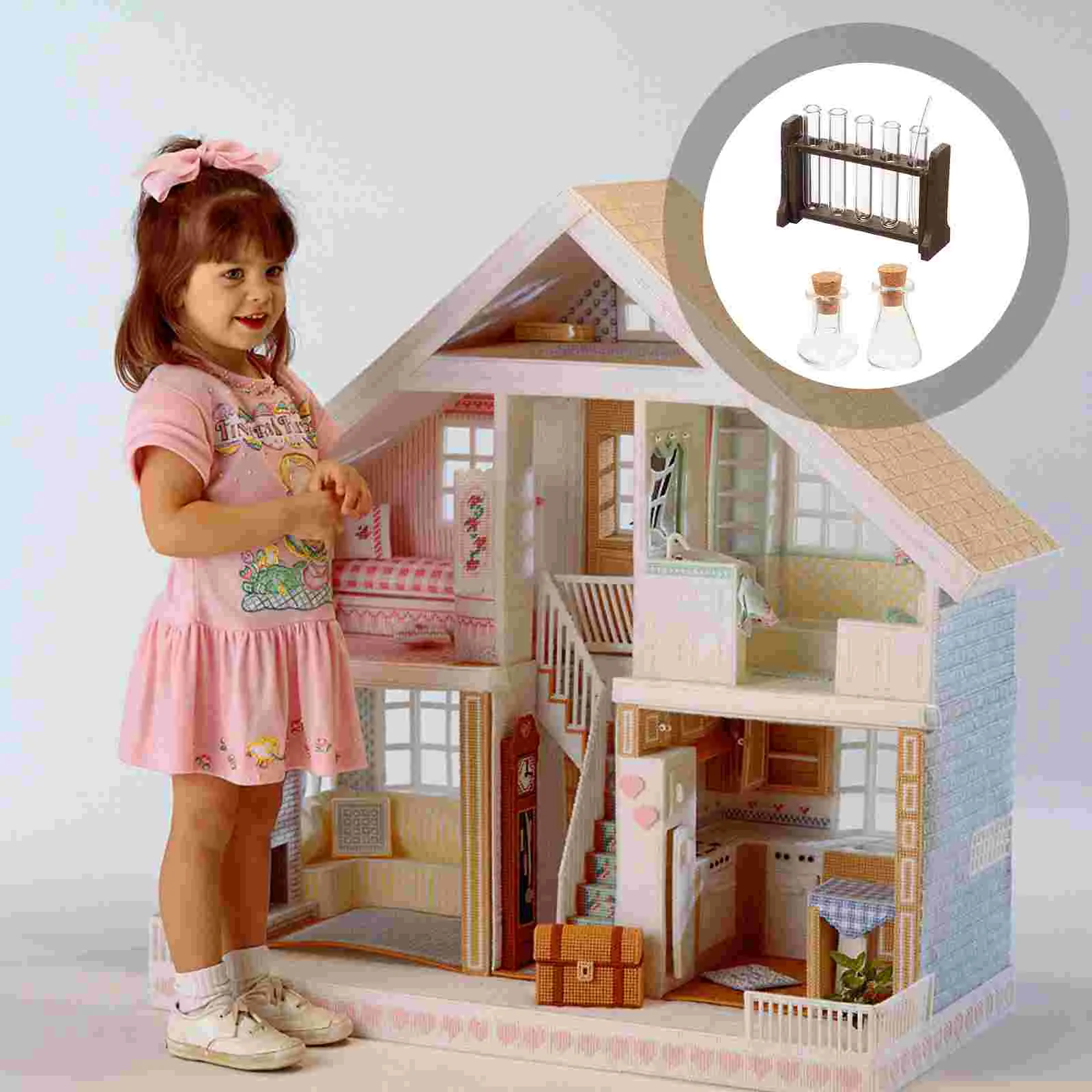 Model Making Accessories Experiment Toy for House Education Supplies Wooden Photo Prop Tube Rack Mini Educational Set
Model Making Accessories Experiment Toy for House Education Supplies Wooden Photo Prop Tube Rack Mini Educational Set