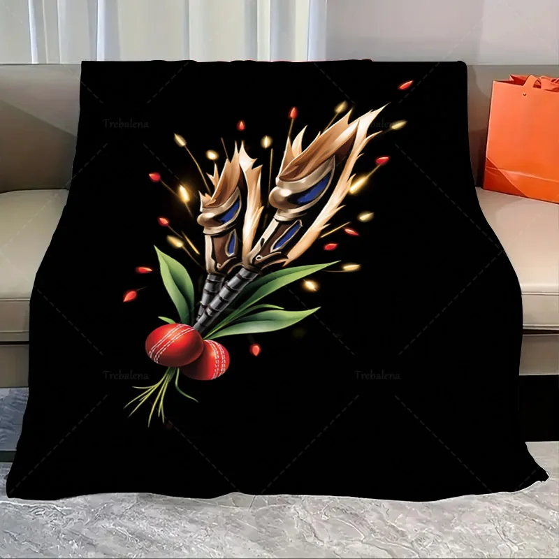 1 шт. фланелевое одеяло для крикета, одеяло с принтом летучей мыши и мяча — современный спортивный дизайн для гостиной
1 шт. фланелевое одеяло для крикета, одеяло с принтом летучей мыши и мяча — современный спортивный дизайн для гостиной