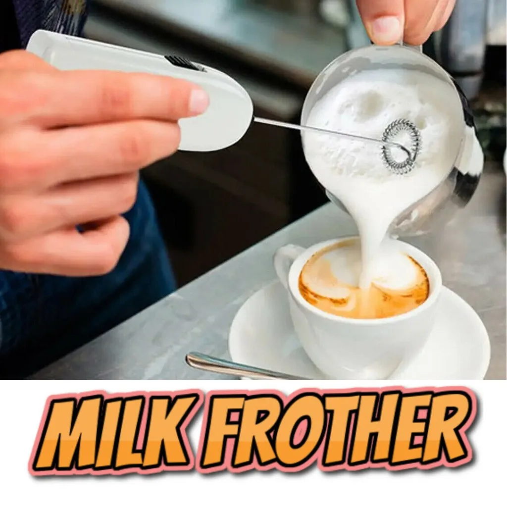 1 PC Cappuccino Stirrer Milk&Coffee Frother Stainless Steel Whisk,Mini Handheld Stainless steel Mixer Portable Camping Stirrer
1 PC Cappuccino Stirrer Milk&Coffee Frother Stainless Steel Whisk,Mini Handheld Stainless steel Mixer Portable Camping Stirrer