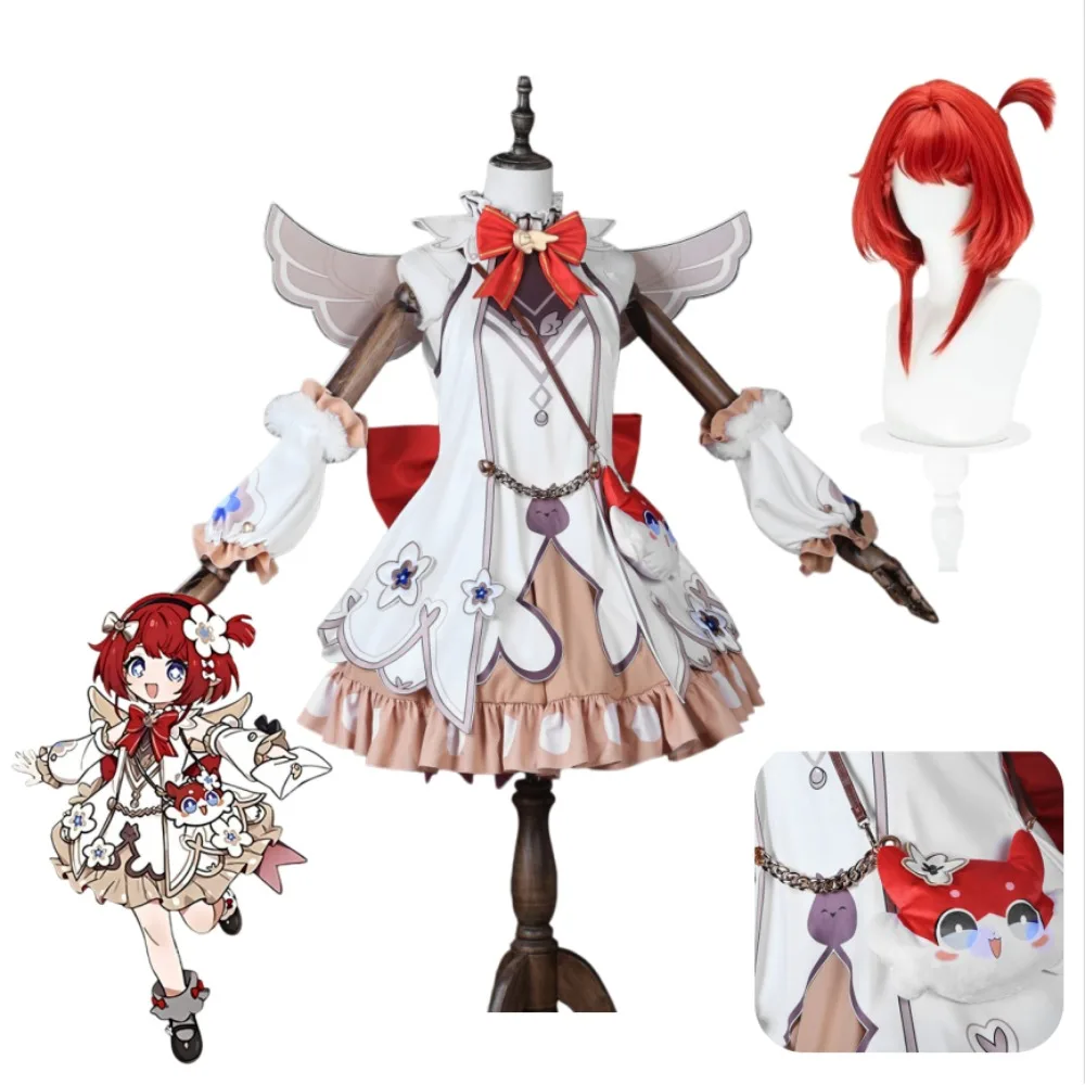 Honkai Star Rail Tippie Little One Cosplay Costume Cute Dress with Accessories Wig Adult Halloween Comic Con Carnival Outfit
Honkai Star Rail Tippie Little One Cosplay Costume Cute Dress with Accessories Wig Adult Halloween Comic Con Carnival Outfit