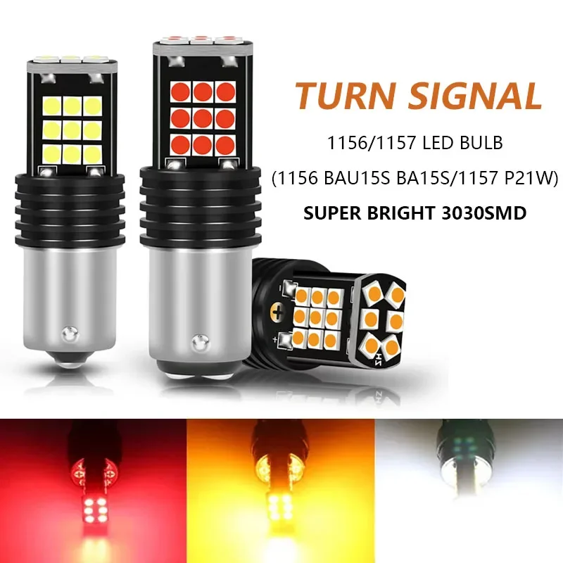 2Pcs 1156 BAU15S PY21w 1157 BAY15D T20 7443 7440 LED Bulbs 3030SMD CANBUS Car Tail Bulb Backup Brake Light Turn Signal Lamp
2Pcs 1156 BAU15S PY21w 1157 BAY15D T20 7443 7440 LED Bulbs 3030SMD CANBUS Car Tail Bulb Backup Brake Light Turn Signal Lamp