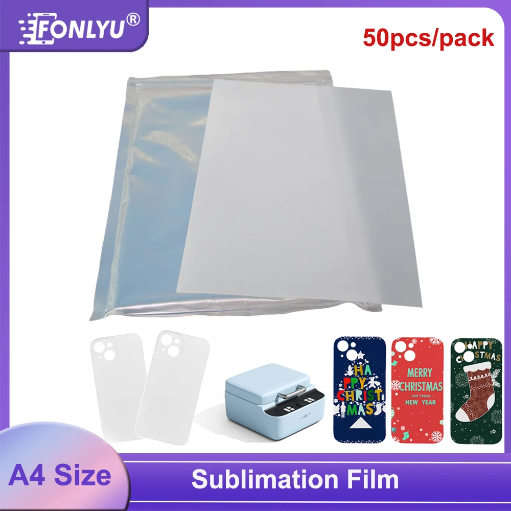 Fonlyu 50PCS A4 210*297MM Sublimation Film Paper for Heat Transfer Blank Phone Case Printing for iPhone 17 16 Pro Max Cover DIY
Fonlyu 50PCS A4 210*297MM Sublimation Film Paper for Heat Transfer Blank Phone Case Printing for iPhone 17 16 Pro Max Cover DIY