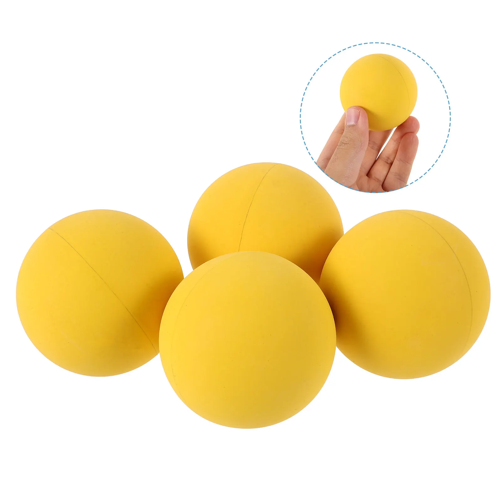 4Pcs Yellow Rubber Rebound Balls High Elasticity Mini Hollow Design Portable Sports Ball Training Equipment for Skill
4Pcs Yellow Rubber Rebound Balls High Elasticity Mini Hollow Design Portable Sports Ball Training Equipment for Skill