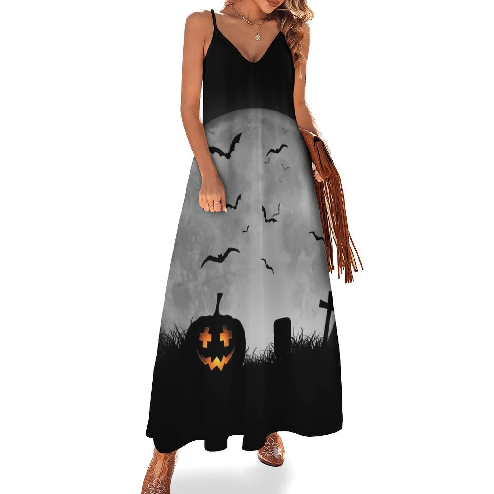 Moonlit Pumpkin Sleeveless Dress summer dress daily sensual sexy dress for women luxury woman party women clothes
Moonlit Pumpkin Sleeveless Dress summer dress daily sensual sexy dress for women luxury woman party women clothes