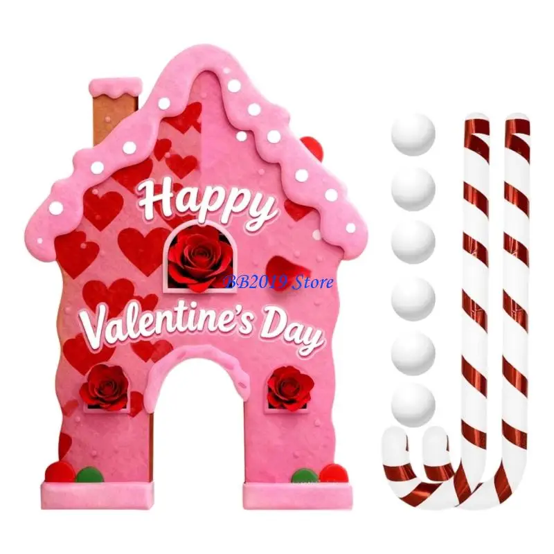 Q0KB Valentines Theme Gingerbreads Golf Game Set for Festival Gathering Entertainment
Q0KB Valentines Theme Gingerbreads Golf Game Set for Festival Gathering Entertainment